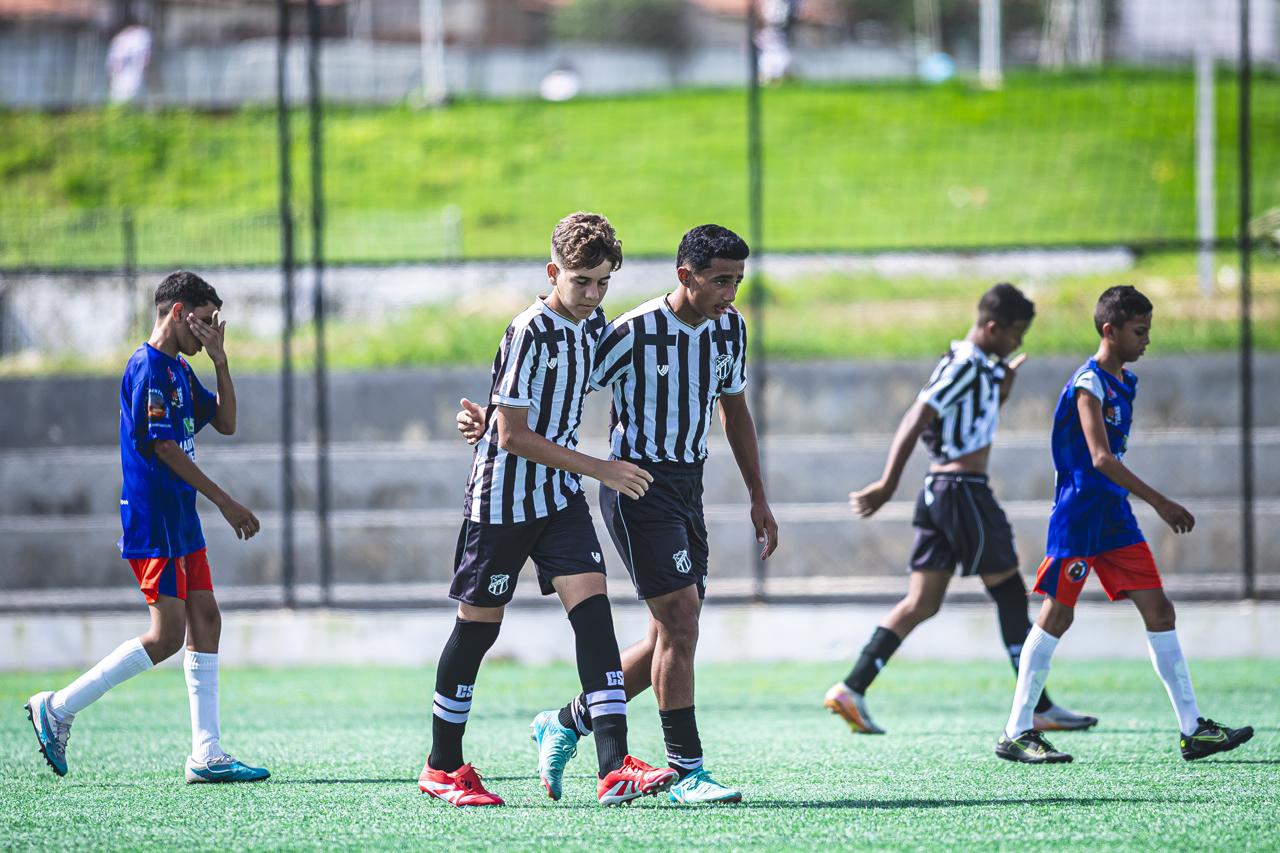 Sub-13: Ceará domina e goleia o Tiradentes por 10x0 pela 2ª rodada da Liga Ceará