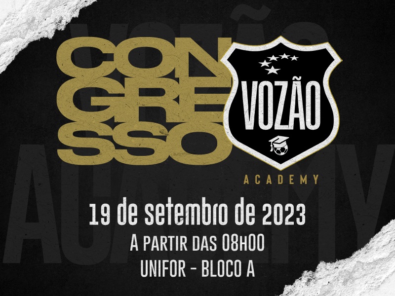 Abertas as inscrições o Congresso Vozão Academy