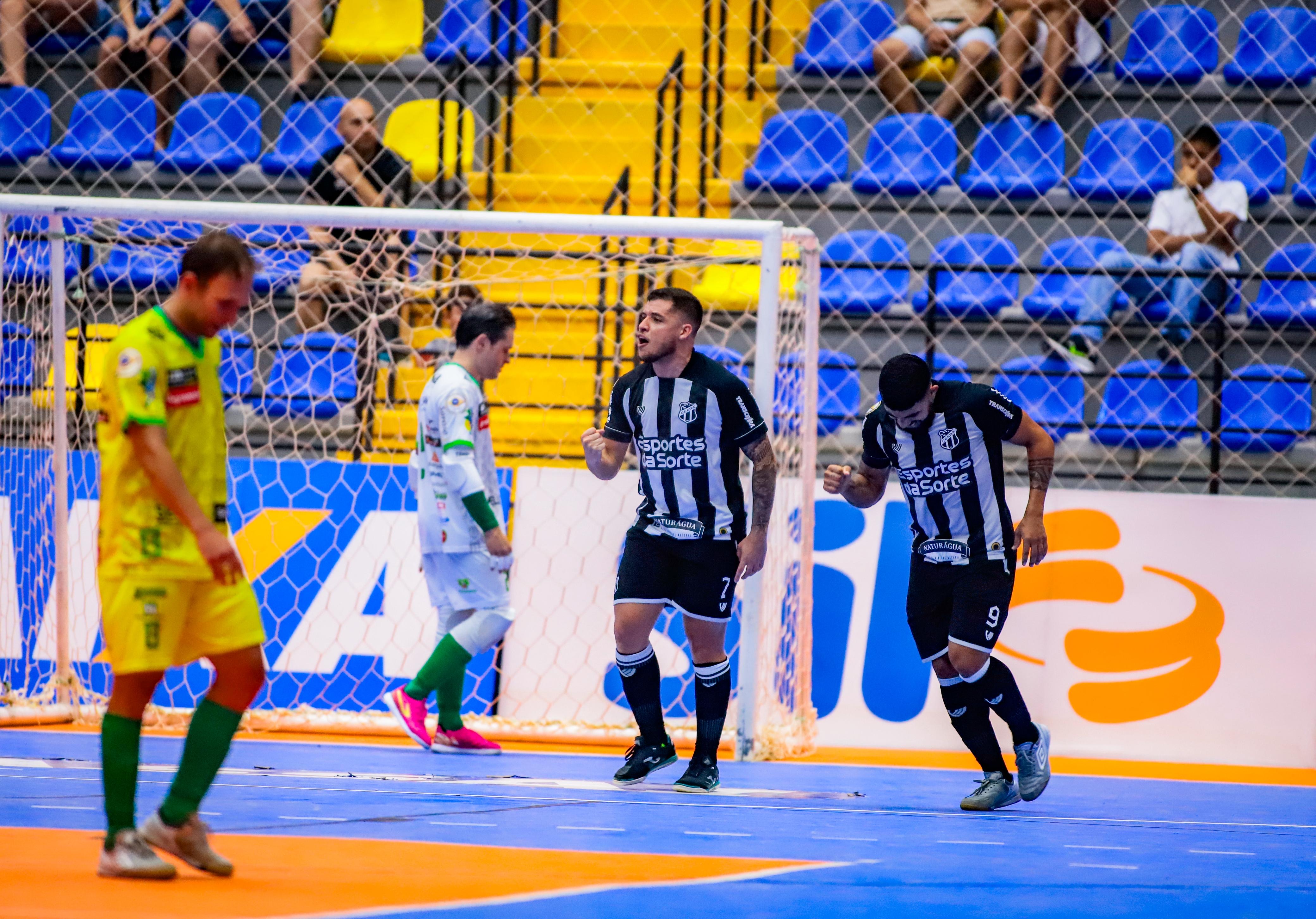 Futsal: Fora de casa, Ceará empata em 1 x 1 com o Sorriso/MT e garante vaga nas oitavas do Campeonato Brasileiro