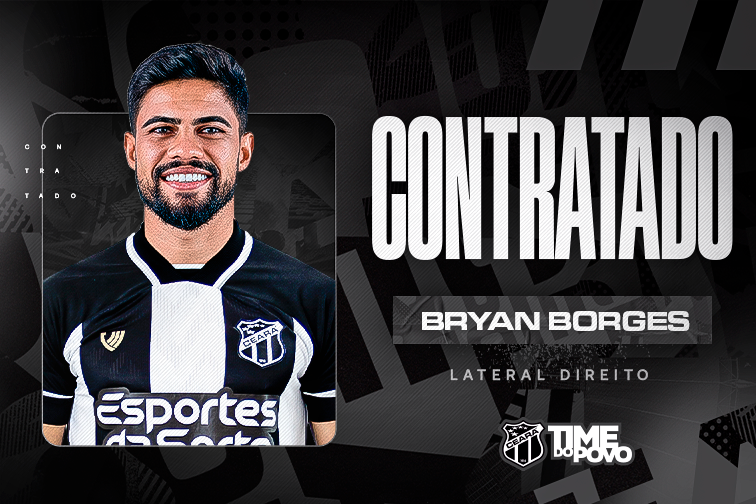 Contratação: Bryan Borges é o novo reforço do Ceará para a sequência da temporada 2026
