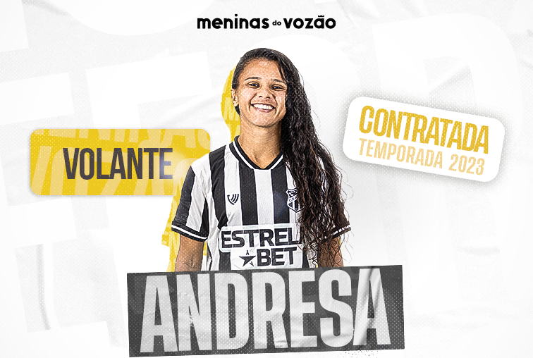Fut. Feminino: Volante Andresa é mais uma contratação das Meninas do Vozão