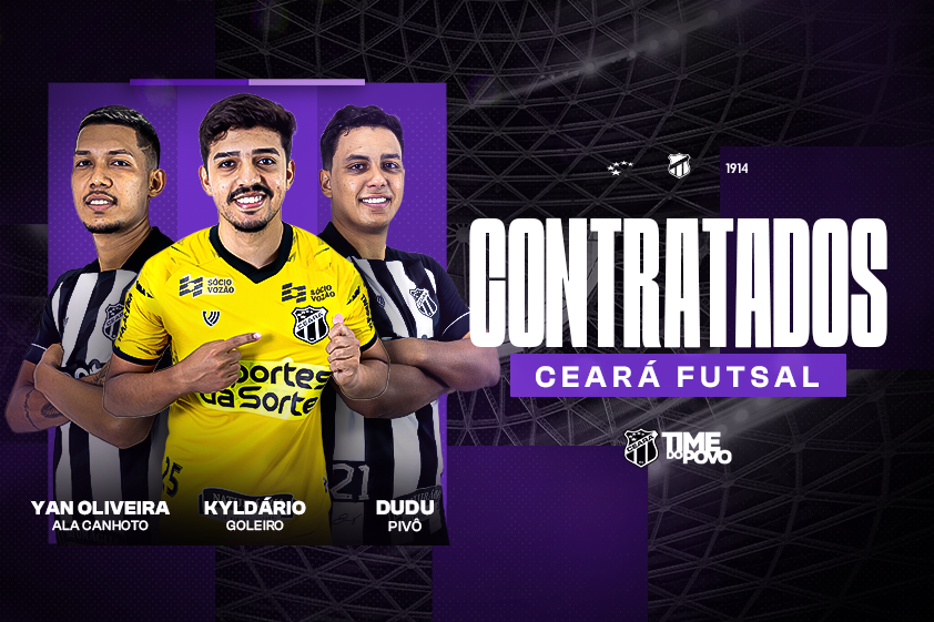Futsal: Ceará acerta a chegada de três contratações para a continuidade da temporada 2025