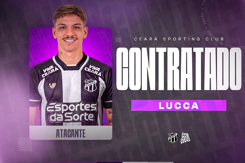 Contratação: Formado na Cidade Vozão, Lucca está de volta ao Mais Querido