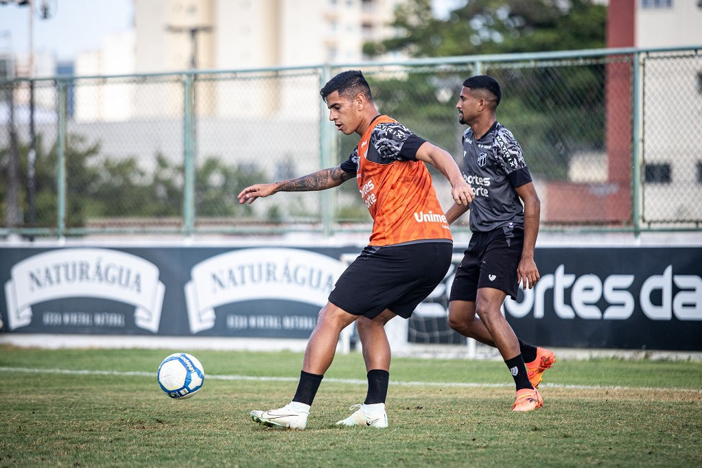 Ceará realiza o segundo treinamento para enfrentar o Botafogo/SP