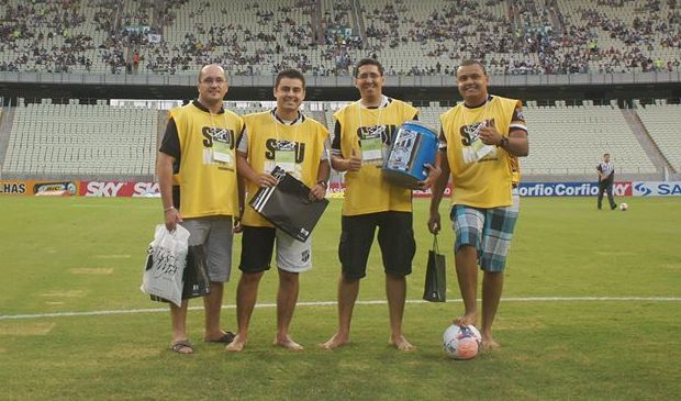 Chute Certo foi sucesso durante o intervalo do jogo Ceará x ABC/RN