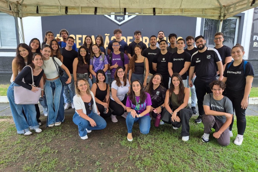 Cidade Vozão abre portas para estudantes da disciplina de Nutrição Esportiva da Unifor