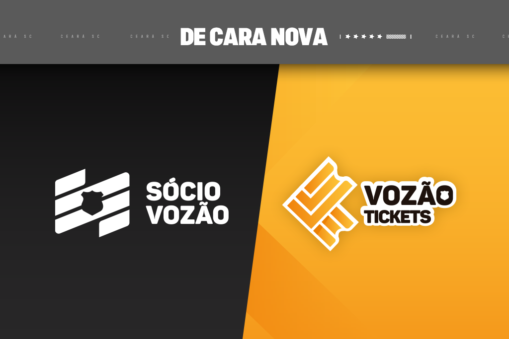 Ceará reformula identidade visual do Sócio Vozão e da Vozão Tickets