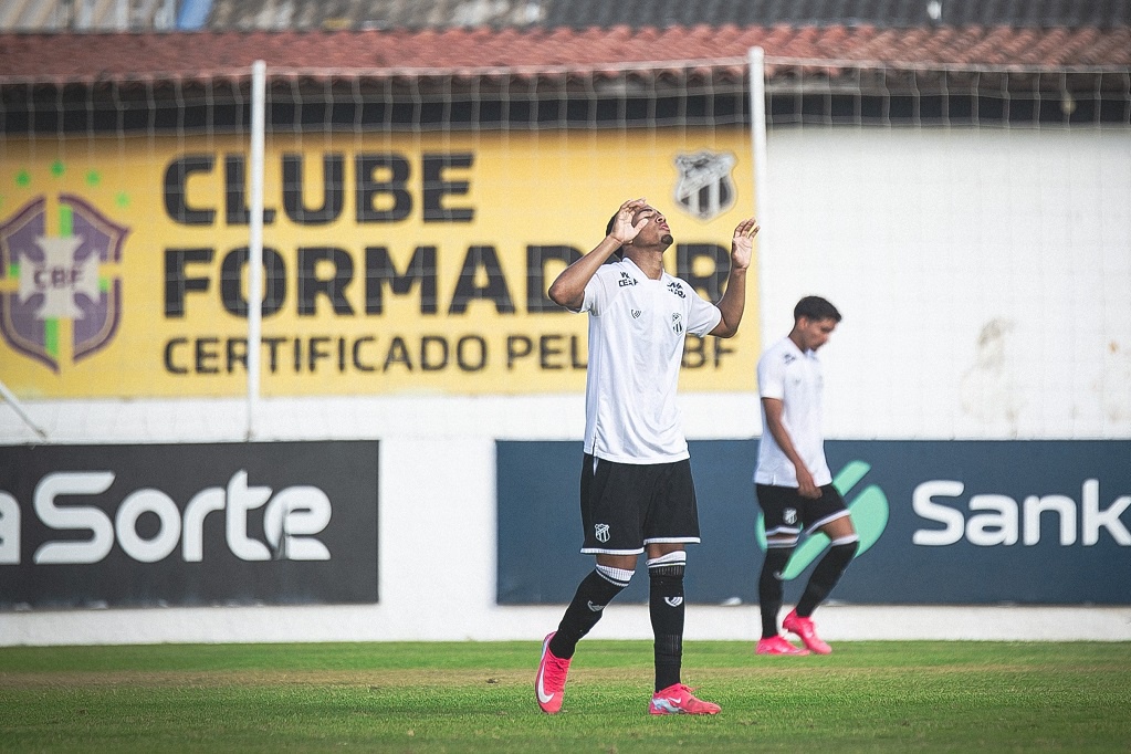 Sub-16: Ceará goleia Anjos do Céu por 4 a 0 e avança às quartas de final da Copa Seromo Sub-20