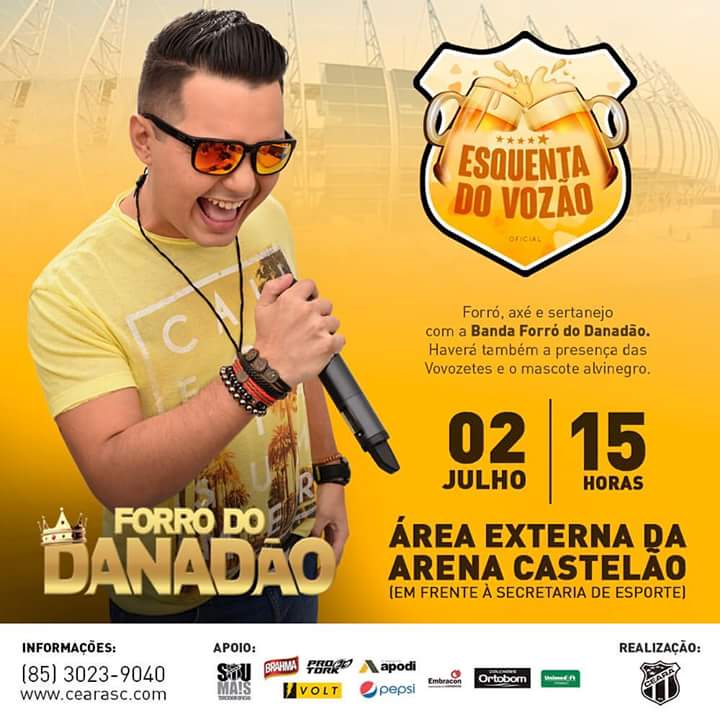 Vai ter "Esquenta do Vozão" mais uma vez galera