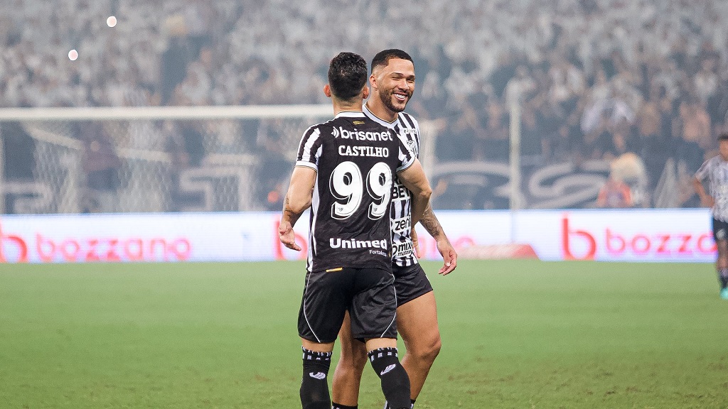 Copa do Nordeste: Com gols de Castilho e Vitor Gabriel Ceará vence o Sport por 2x1 e sai na frente na decisão