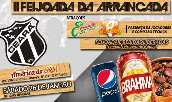 "II Feijoada da Arrancada” será realizada no dia 26/01