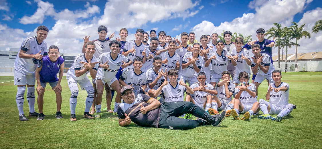Sub-15: Ceará vence São Gerardo por 4 a 0 e avança à semifinal do Campeonato Cearense