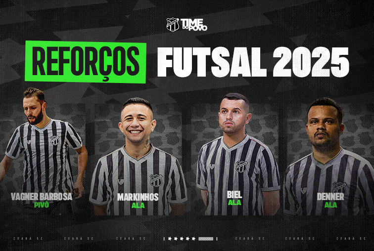 Futsal: Ceará acerta com mais quatro reforços para a modalidade