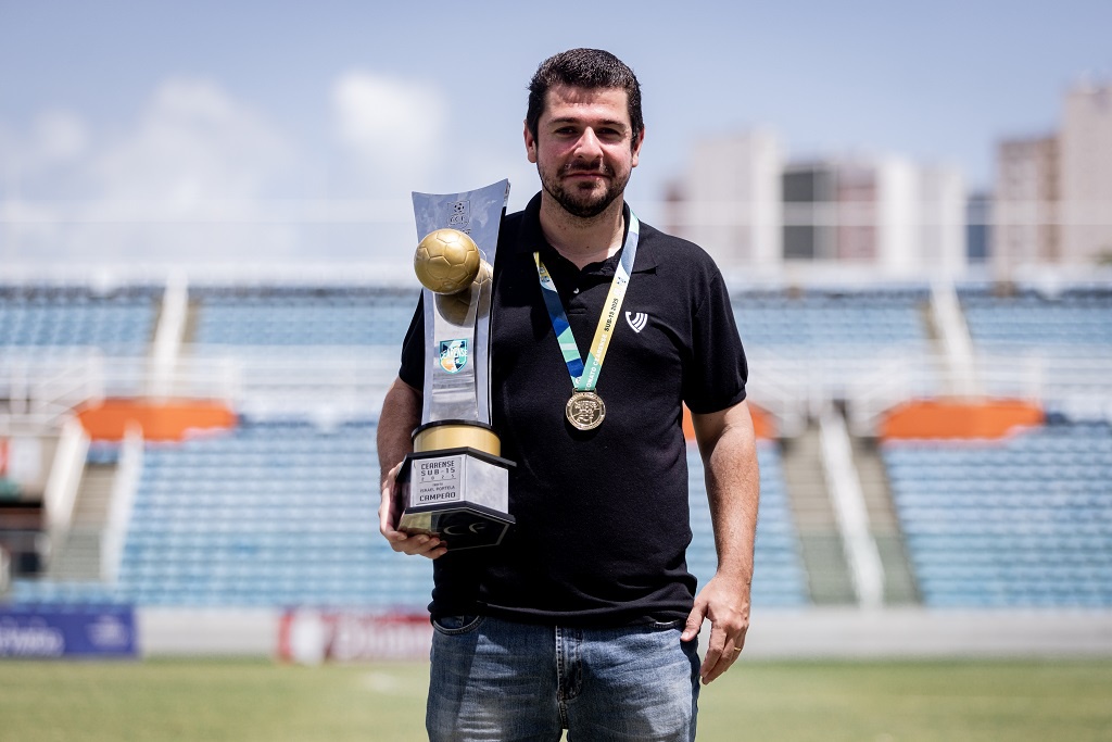 Israel Portela se emociona com a conquista do tetracampeonato do Cearense Sub-15: “Título muito especial”
