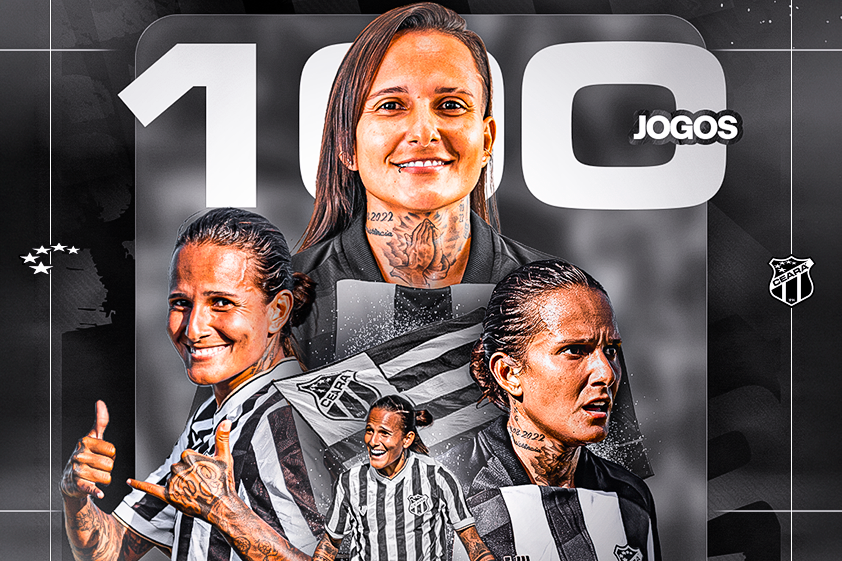 Jogadora com mais partidas na história do Ceará, Jady alcança marca de 100 jogos disputados pelas Meninas do Vozão