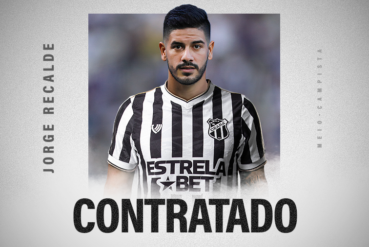 Contratação: Jorge Recalde é o novo meio-campista do Ceará