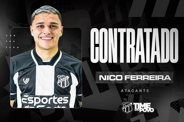Contratação: Nico Ferreira assina com o Vozão e será jogador do Time do Povo até o meio de 2027