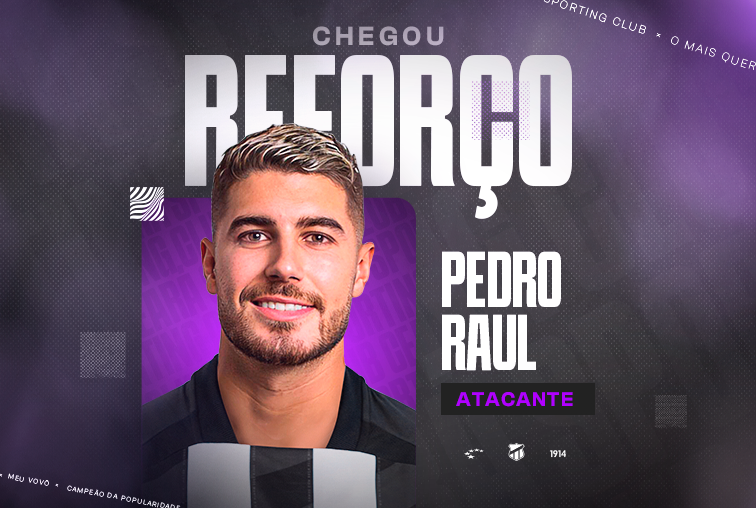 Contratação: Pedro Raúl acerta com o Vozão é o novo camisa 9 alvinegro