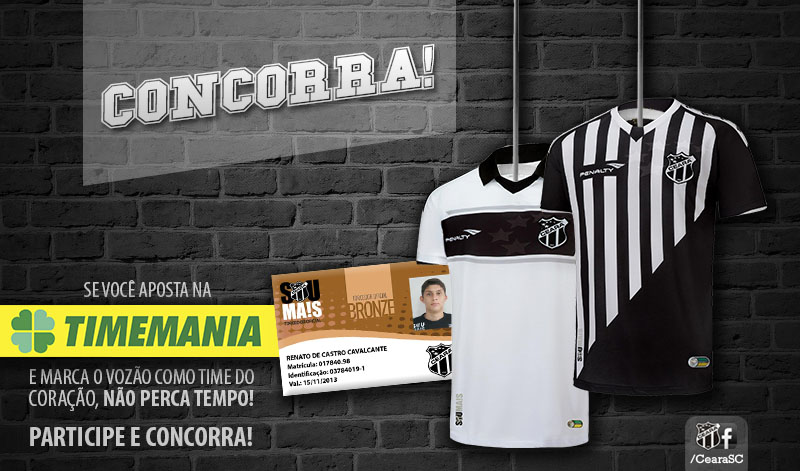 Concorra a super prêmios do Vozão