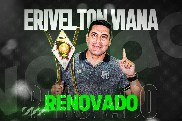 Fut. Feminino: Erivelton Viana acerta renovação e seguirá no comando do Ceará em 2025