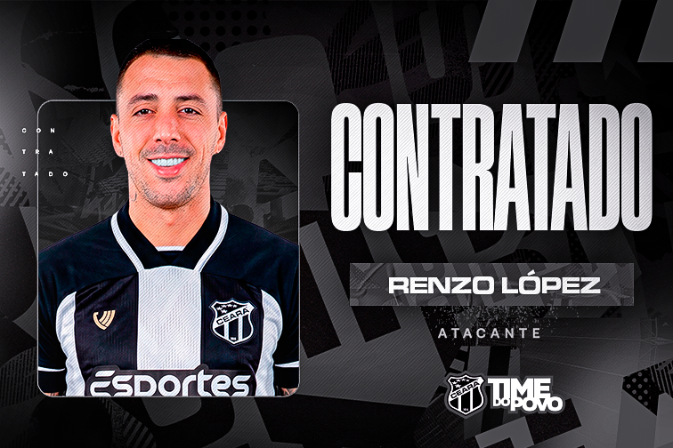 Contratação: Uruguaio Renzo López acerta com o Time do Povo e é o novo centroavante alvinegro