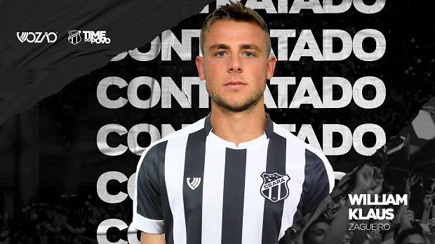 Ceará acerta a contratação do zagueiro William Klaus