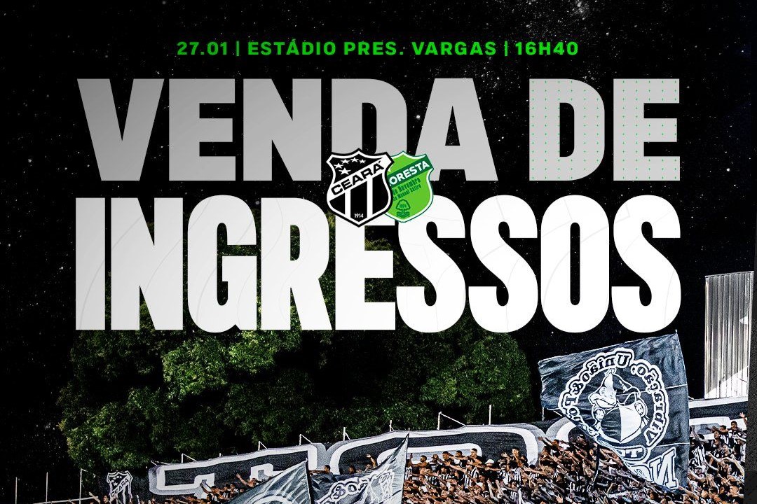 Ceará inicia venda de ingressos para confronto diante do Floresta