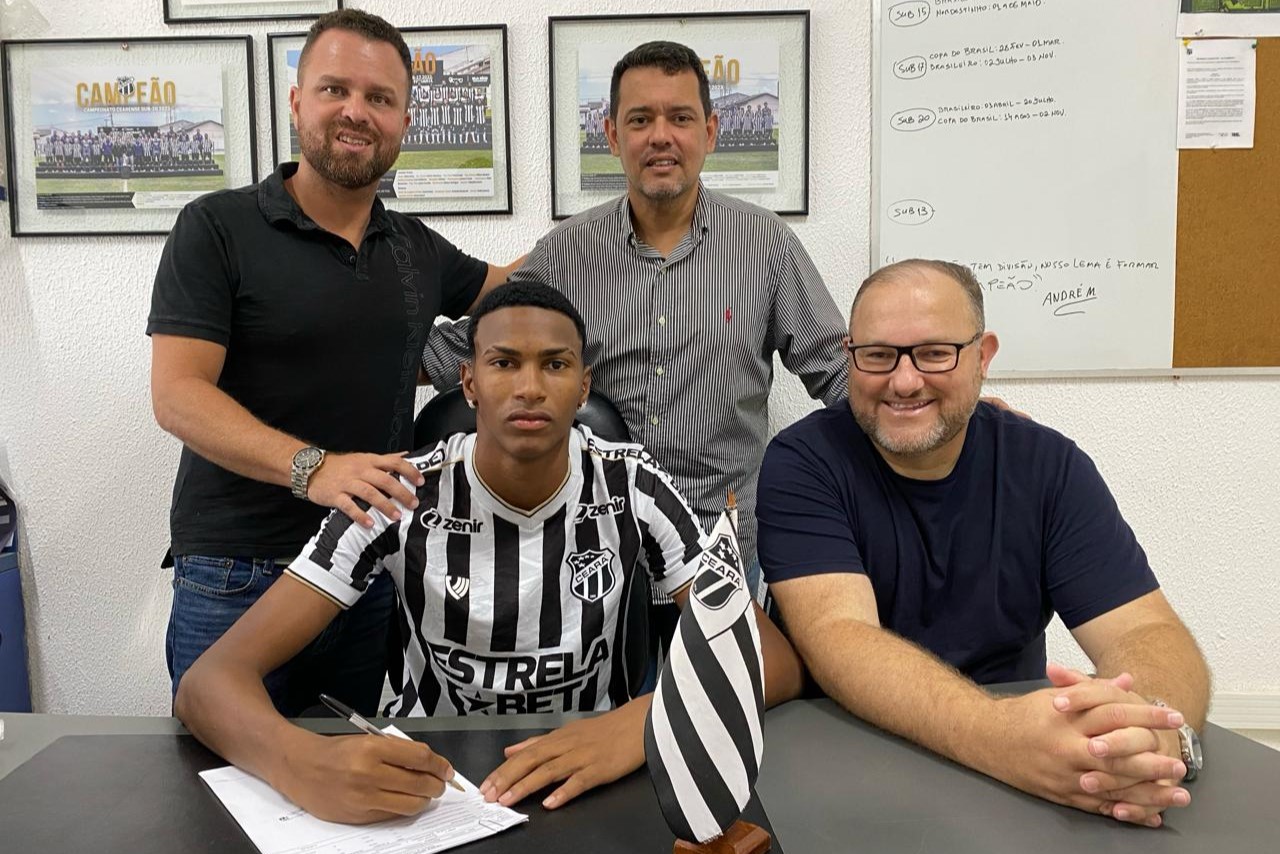 Sub-20: Ceará oficializa a contratação do atacante Guilherme para a sequência da temporada