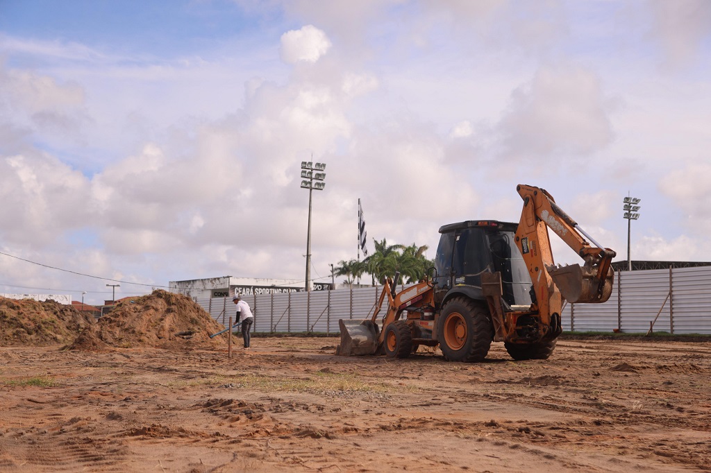 Em Porangabuçu, Ceará terá expansão de 4.600 m² em campo para treinos do profissional