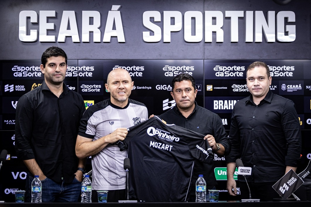 Apresentado, Mozart destaca grandeza do Ceará e cita: "É o maior desafio da minha carreira"