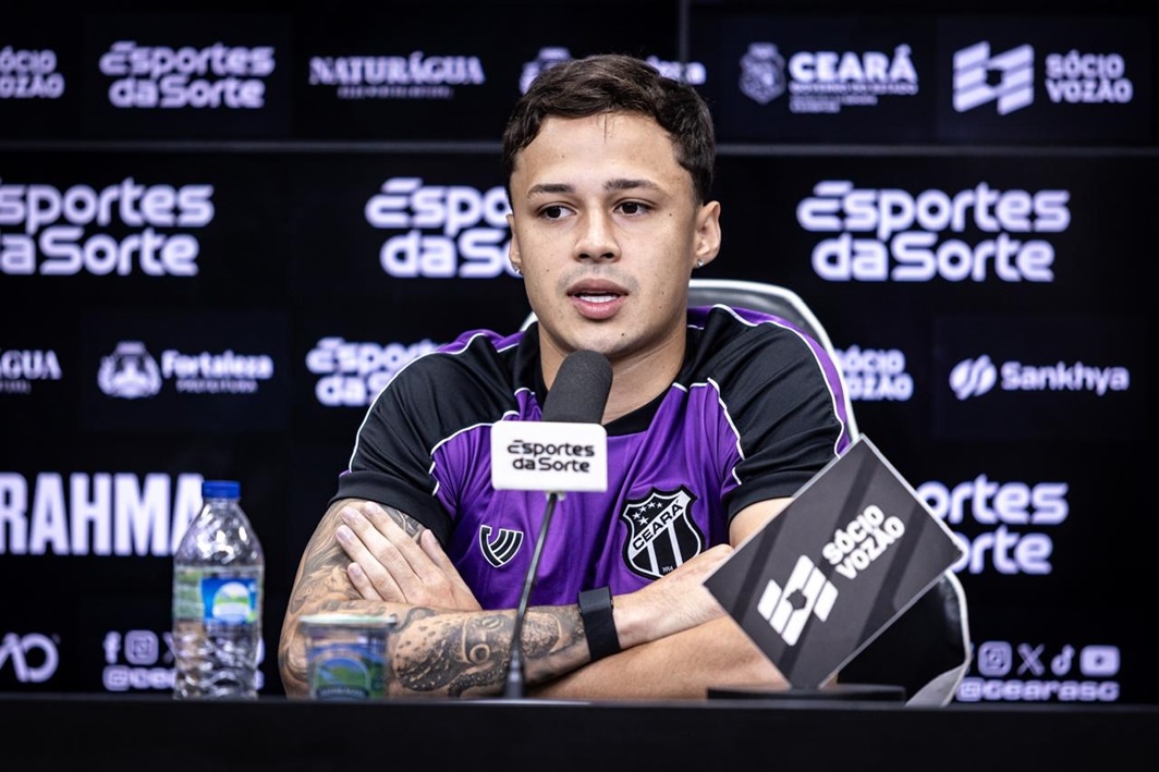 Matheus Araújo comenta a fase vivida no Ceará e fala sobre o Clássico-Rei: “É decidido no detalhe”