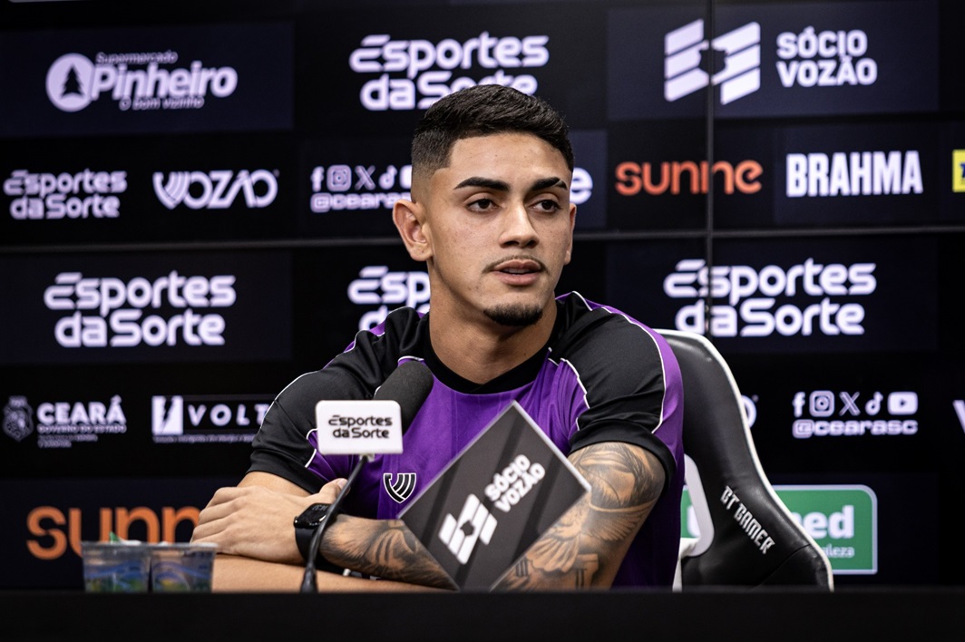 Pedro Gilmar fala sobre transição da base ao profissional, destaca momento vivido e cita inspiração em Luiz Otávio