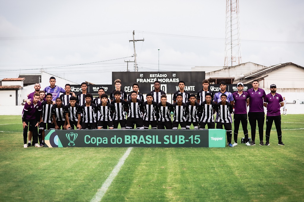 Sub-15: Ceará x Fluminense/PI pela Copa do Brasil terá transmissão da Vozão TV