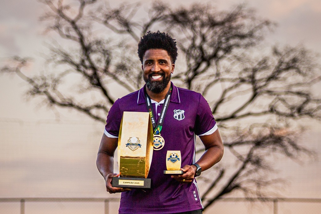 Bruno Cortez conquista o primeiro título como técnico de futebol: “Fruto de muito trabalho”