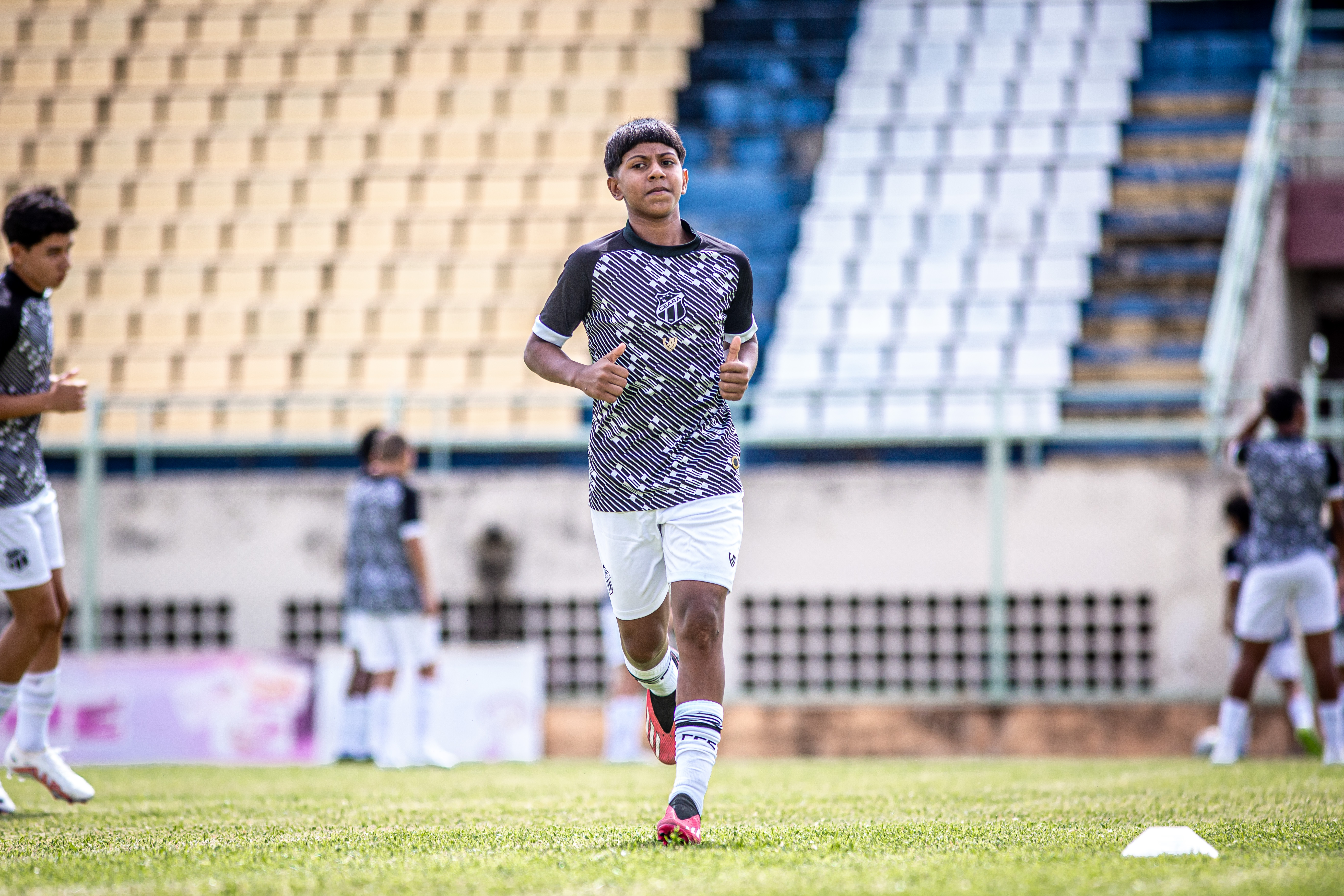 Sub-13: Meia Robinho comemora artilharia alvinegra e projeta próximo duelo no Campeonato Cearense