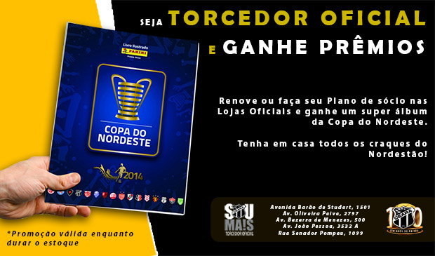 Seja Torcedor Oficial e ganhe prêmios