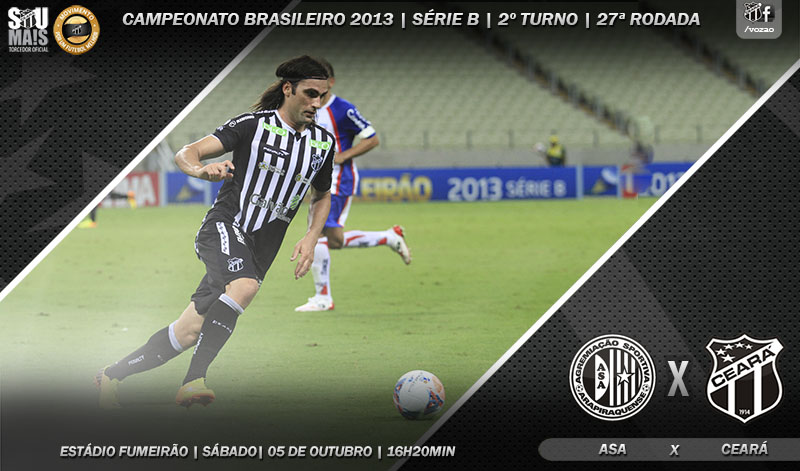 Motivado, Ceará busca vencer o ASA de Arapiraca/AL fora de casa