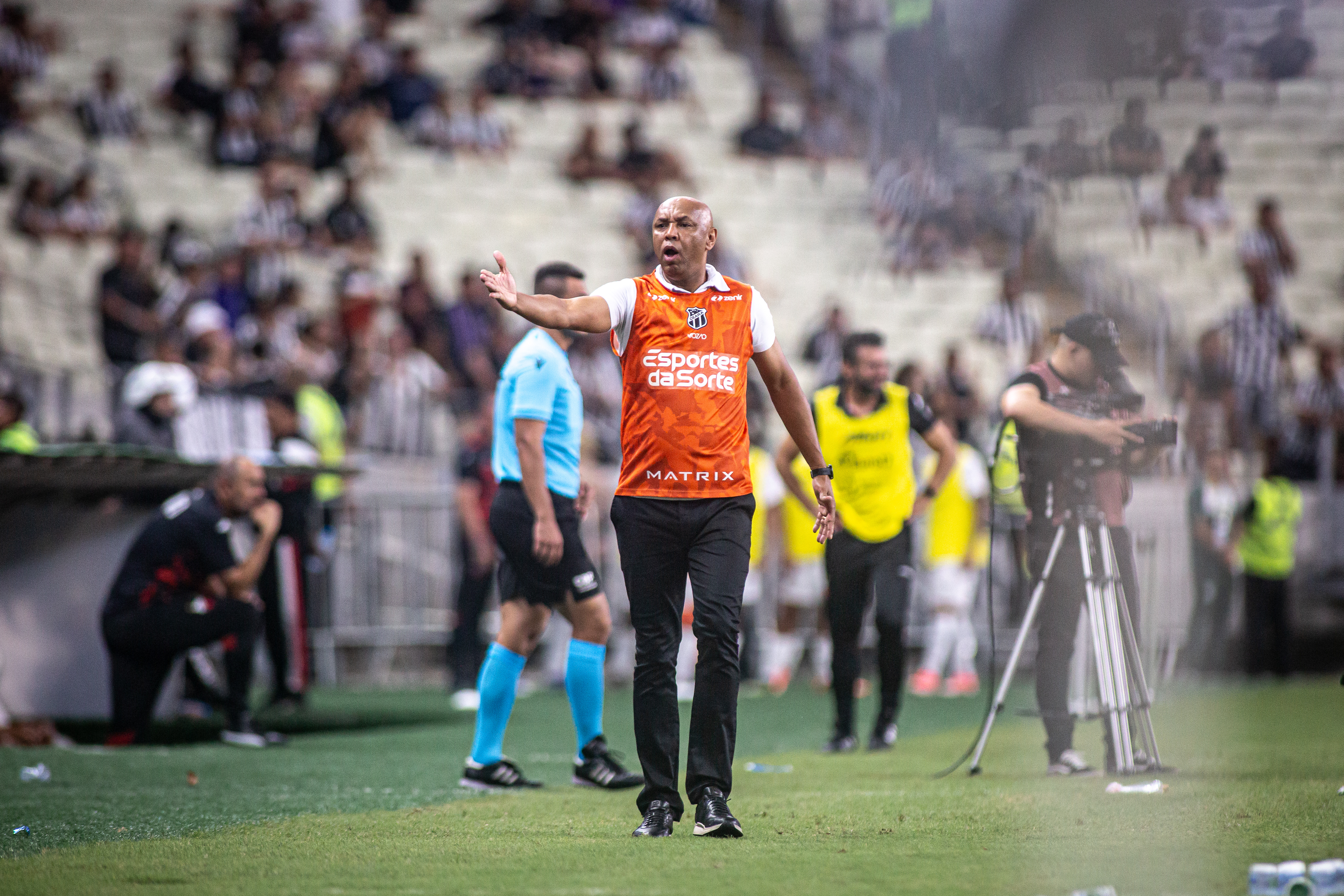 Em coletiva, Anderson Batatais afirma: "Fiquei muito feliz em ver o Ceará com garra e disposição em campo"