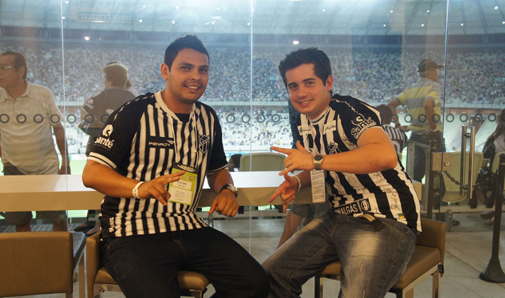 Torcedores Oficiais assistiram à vitória dramática do Vozão de camarote