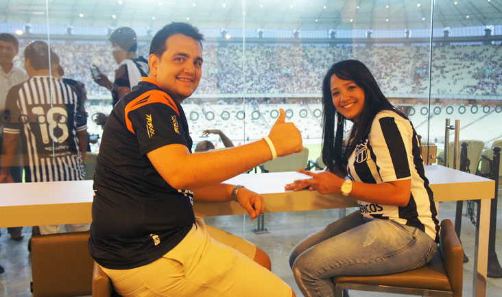 Eu "Fui" de Camarote, na vitória do Vozão contra o Sport