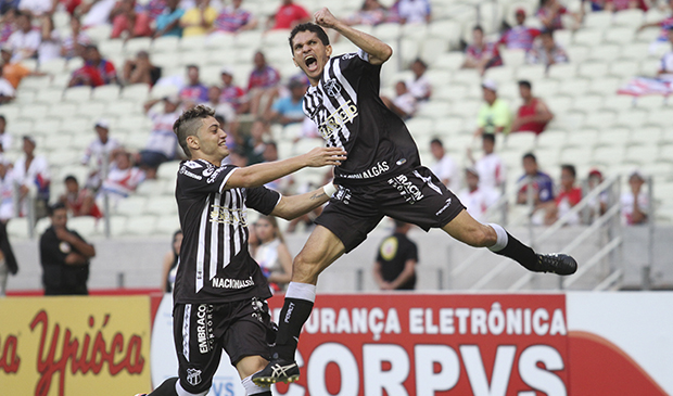 Superior em campo, Ceará vence o Fortaleza por 2 x 0