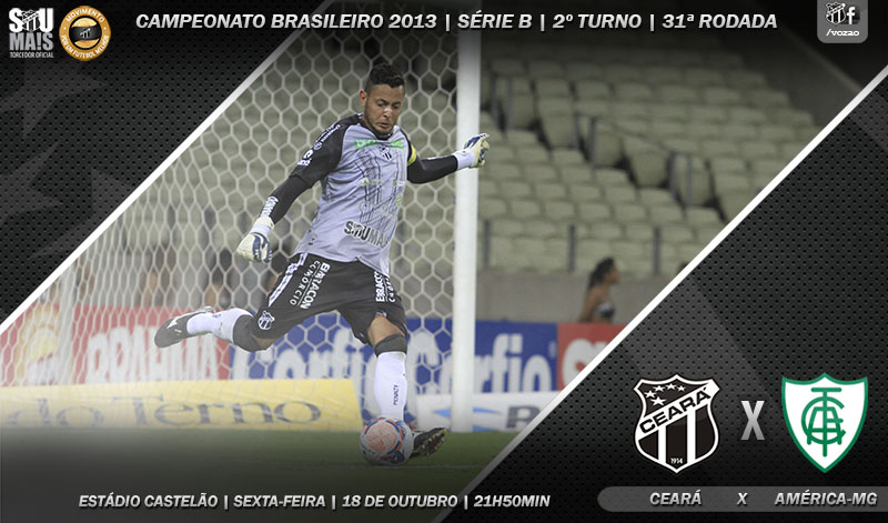Para encostar no G-4, Ceará recebe o América/MG no Castelão