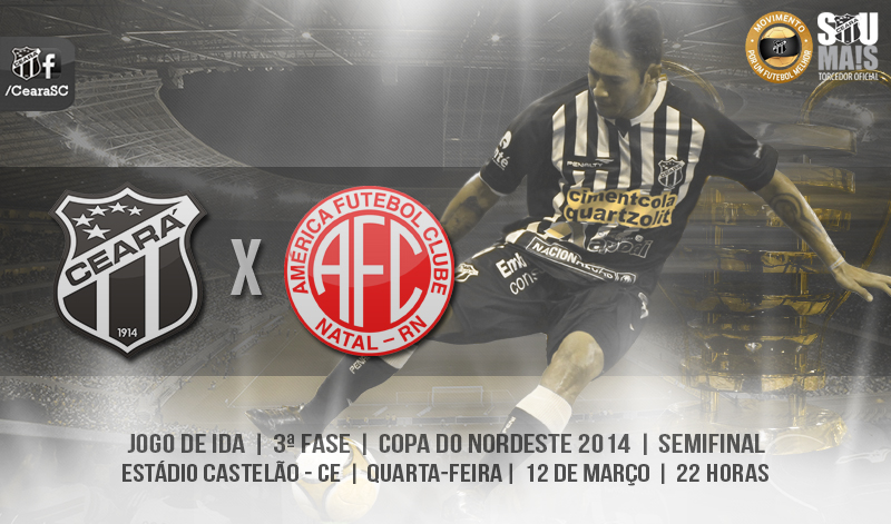 Continua a venda de ingressos para Ceará x América/RN