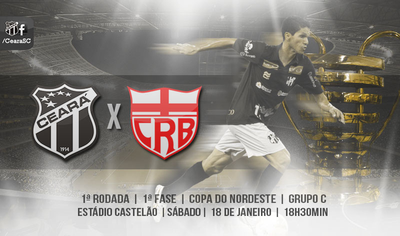 Na estreia da Copa do Nordeste, Ceará recebe o CRB no Castelão