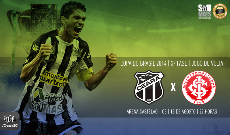 Para avançar às oitavas, Vozão recebe o Inter, no Castelão