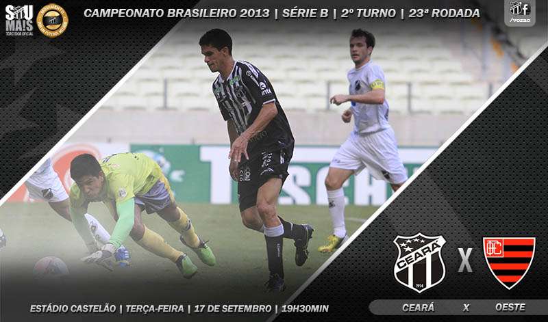 Para vencer mais uma em casa, Ceará recebe o Oeste, no Castelão