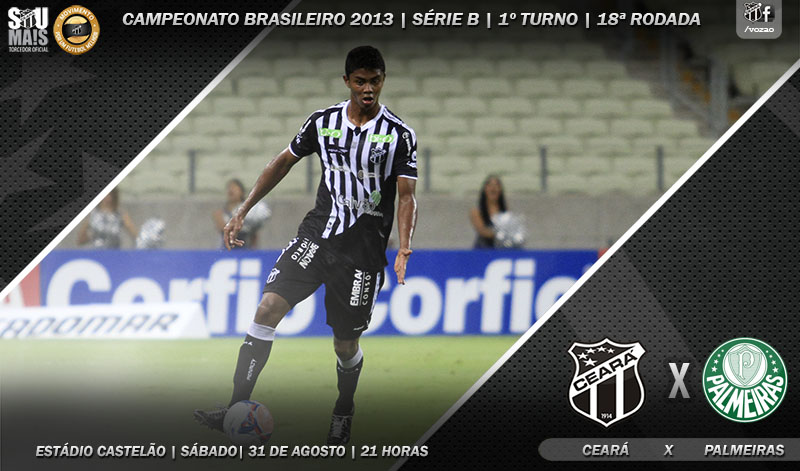 Contando com o apoio do seu torcedor, Ceará recebe o Palmeiras