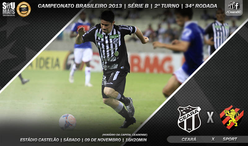 Com objetivos iguais, Ceará x Sport se enfrentam na tarde deste sábado