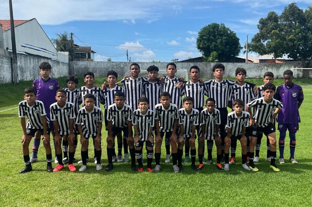 Sub-13: Ceará goleia por 12x0 do Atlético Cearense e garante classificação à 2ª fase da Liga Ceará