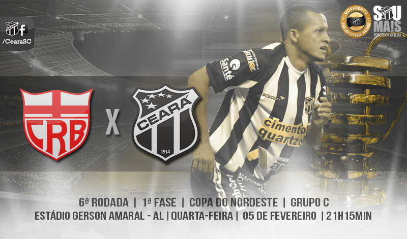 Para manter a invencibilidade no Nordestão, Ceará encara o CRB